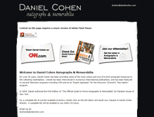 Tablet Screenshot of danielcohen.com
